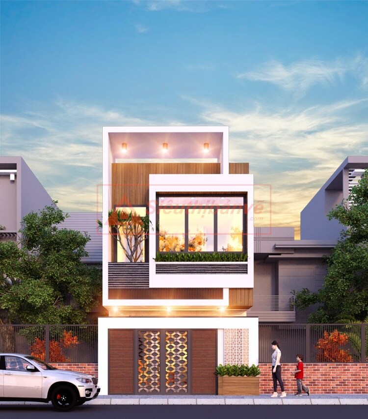 Nhà ống sơn màu gì đẹp? 10 mẫu sơn nhà ống xu hướng 2024 20 nhà ống sơn màu gì đẹp