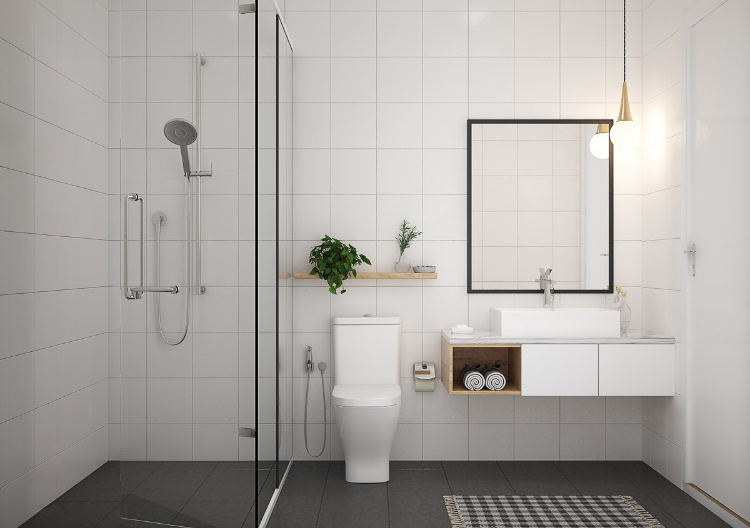 99+ Mẫu nội thất phòng tắm đẳng cấp, sang trọng nhất 2024 14 Mẫu thiết kế nội thất phòng tắm kiểu tối giản, đẳng cấp